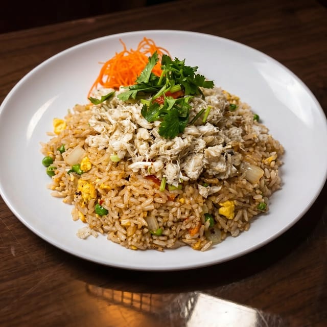 E-25 Crab Fried Rice.